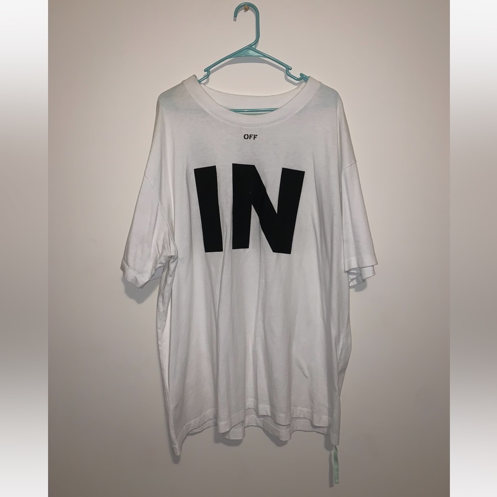 OFF WHITE “IN STYLE” Over Sized Tee
